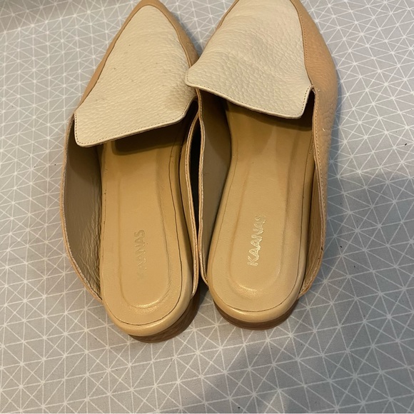 Kaanas Antwerp Color Block Pointed Toe Mules 9 - Picture 4 of 6